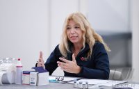 Pressekonferenz im Impfzentrum Paul Horn Arena Tuebingen