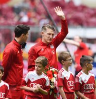 Fussball 1. Bundesliga Saison 14/15: Bastian Schweinsteiger (FC Bayern Muenchen)