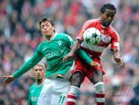 FUSSBALL 1. BUNDESLIGA: FC Bayern Muenchen  - Werder Bremen