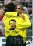 Fussball 1. Bundesliga: Dortmund - Frankfurt, BVB Jubel n. 1:0