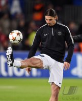 Fussball CHL  Saison 2014/2015: Zlatan Ibrahimovic (Paris Saint-Germain)