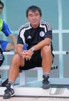 FUSSBALL INTERNATIONAL: Trainer Guam Norio Tsukitate (JPN)
