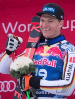 Ski Alpin Kitzbuehel 2018; Abfahrt Sieger Thomas Dressen (GER)