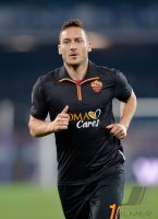 FUSSBALL Coppa Italia  2013/2014: Francesco Totti (AS Rom)