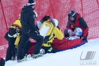 Ski Alpin Kitzbuehel 2016; Abfahrt Training Sturz Florian Scheiber (AUT)