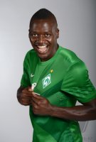 Fussball 1. Bundesliga, Saison 2012/2013, Werder Bremen: Assani Lukimya im exklusiven Pressefoto ULMER Fotoshooting