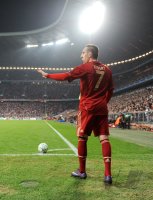 Fussball CHL  Saison 2011/2012: Franck Ribery (FC Bayern Muenchen)