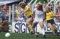 Fussball Dortmund-FC Bayern : Burgsmueller, Rummenigge