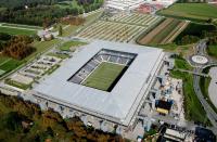 FUSSBALL EM 2008 Luftbild Stadion Salzburg