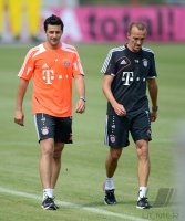 Fussball 1. Bundesliga 12/13: Training beim FC Bayern Muenchen