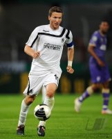 FUSSBALL, DFB Pokal 1. Hauptrunde: 1860 Muenchen, LAUTH am Ball