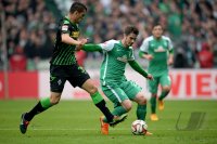 Fussball, 1. Bundesliga  Saison 2014/2015: SV Werder Bremen - Borussia Moenchengladbach