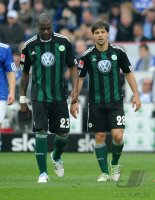 Fussball: 1. Bundesliga Saison 2010/2011: Schalke 04 - VfL Wolfsburg