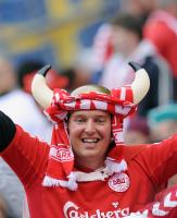 Fussball WM-Qualifikation:  DEN Fan