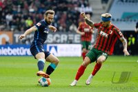 Fussball 1. Bundesliga Saison 21/22: FC Augsburg - Hertha BSC Berlin