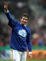 Fussball DFB Pokal 10/11 : JUBEL nach dem Sieg Raul (FC Schalke 04)