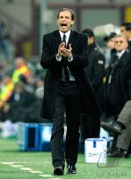 FUSSBALL SERIE A: Trainer Massimilliano Allegri (AC Mailand)