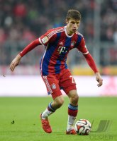 Fussball 1. Bundesliga Saison 14/15: Thomas Mueller (FC Bayern Muenchen)