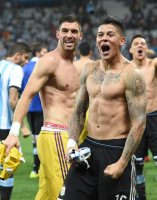 FUSSBALL WM 2014, HALBFINALE: Niederlande - Argentinien