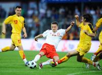 Fussball International Laenderspiel Polen - Mazedonien