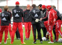 Fussball 1. Bundesliga: Training beim FC Bayern Muenchen