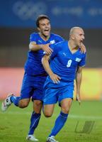 FUSSBALL  Olympia 2008   Vorrunde  Maenner   Italien - Korea