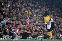 Frauen Nationalmannschaft : GER FANS mit Fahnen  in der IMPULS ARENA