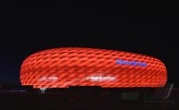 Fussball International Audi Cup 2015: Aussenansicht Allianz Arena
