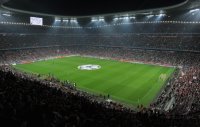 Fussball CHL  Saison 2011/2012:  Stadionuebersicht Allianz-Arena Muenchen