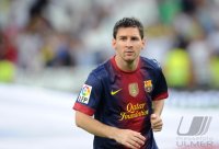 FUSSBALL Primera Division/Super Cup 2012: Lionel Messi (Barca)