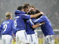Fussball CL: Schalke - Eindhoven, Jubel