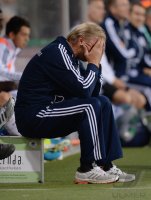Fussball International  U 21 Laenderspiel: Trainer Horst Hrubesch (Deutschland)