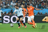 FUSSBALL WM 2014, HALBFINALE: Niederlande - Argentinien