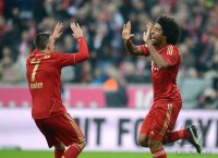 Fussball 1. Bundesliga, Saison 2012/2013:  FC Bayern Muenchen - Hannover 96