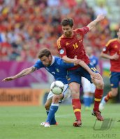Fussball International Europameisterschaft 2012: Spanien - Italien