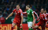 Fussball  1. Bundesliga  13/14: SV Werder Bremen - FC Bayern Muenchen