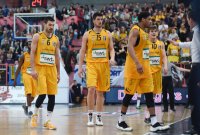 Basketball 1. Bundesliga 14/15 Hauptrunde:  Walter Tigers Tuebingen - Phoenix Hagen