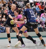 Handball 1. Bundesliga Frauen 21/22:TUSSIES Metzingen - SG BBM Bietigheim