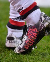 Fussball International Serie A 13/14 :Pumaschuhe von  Mario Balotelli (AC Mailand)