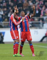 Fussball 1. Bundesliga Saison 14/15: JUBEL FC Bayern Muenchen