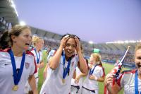 Fussball Frauen FIFA U 20  WM  2008   Finale   Korea DVR - USA