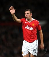 Fussball CHL  Saison 2010/2011:  Darron Gibson  (Manchester United FC)
