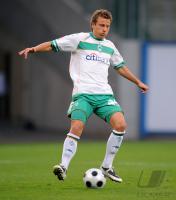 FUSSBALL BUNDESLIGA: Werder Bremen, BARGFREDE Einzelaktion