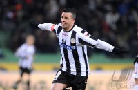 FUSSBALL SERIE A:  JUBEL Antonio Di Natale (Udinese Calcio)