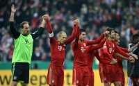 Fussball Saison 2012/2013: DFB Pokal:  FC Bayern Muenchen - 1 FC Kaiserslautern