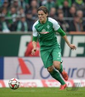Fussball, 1. Bundesliga  Saison 2014/2015: SV Werder Bremen - Borussia Moenchengladbach