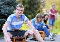 Raetschen in der Karwoche  in Rottenburg - Bad Niedernau