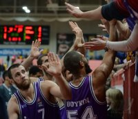 Basketball 1. Bundesliga 14/15 Hauptrunde:  Walter Tigers Tuebingen - BG Goettingen