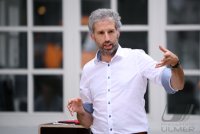 Tuebingen; Einweihung Spielplatz Metzgergasse durch Oberbuergermeister Boris Palmer (Die Gruenen)