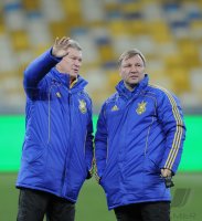 Fussball Trainer Oleg Blochin (Ukraine)
